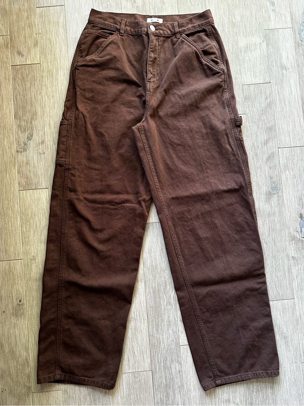Garage Straight Leg Carpenter Pants in Brown Chocolate‎ Size 7